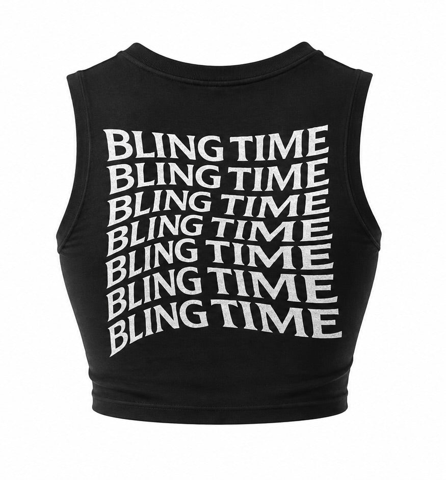 crop TOP bling time