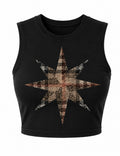 crop TOP check star