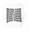 crop TOP bling time