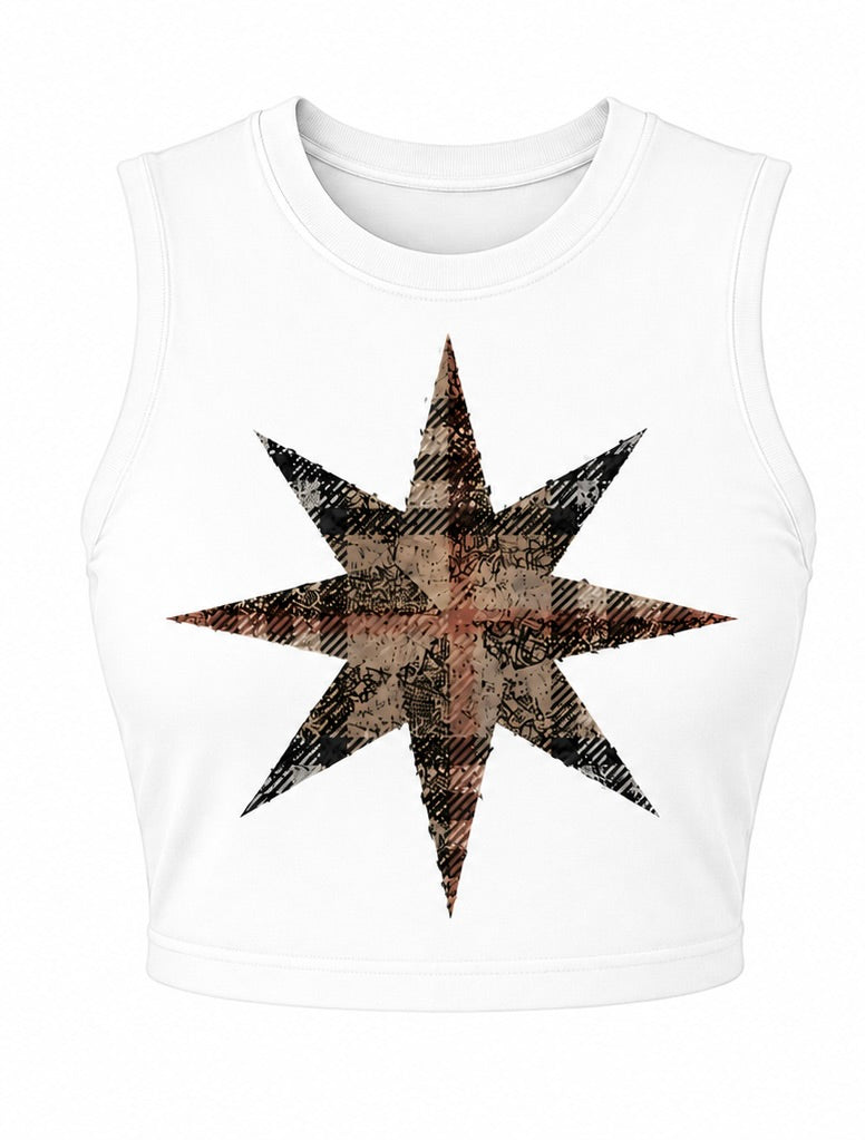 crop TOP check star